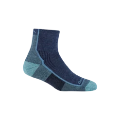 'Darn Tough Vermont' Women's Hiker Quarter Midweight Hiking Socks - Blue Jay