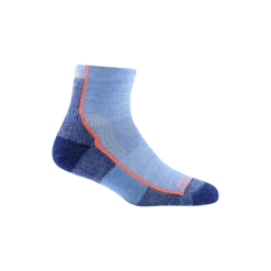 'Darn Tough Vermont' Women's Hiker Quarter Midweight Hiking Socks - Denim