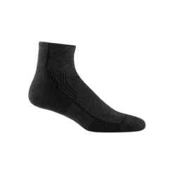 'Darn Tough Vermont' Men's 1/4 Midweight Hiker Socks - Black