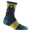 'Darn Tough Vermont' Women's Bear Town Micro Crew Lightweight Hiking Socks - Dark Teal