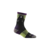 'Darn Tough Vermont' Women's Bear Town Micro Crew Lightweight Hiking Socks - Lime