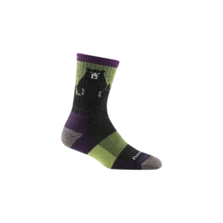 'Darn Tough Vermont' Women's Bear Town Micro Crew Lightweight Hiking Socks - Lime