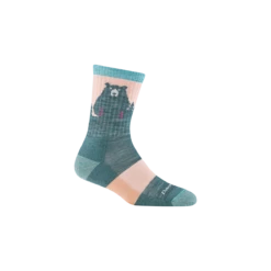 'Darn Tough Vermont' Women's Bear Town Micro Crew Lightweight Hiking Socks - Quartz