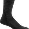 'Darn Tough Vermont' Men's Light Hiker Micro Crew Lightweight Hiking Socks - Black