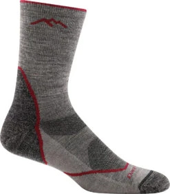 'Darn Tough Vermont' Men's Light Hiker Micro Crew Lightweight Hiking Socks - Taupe