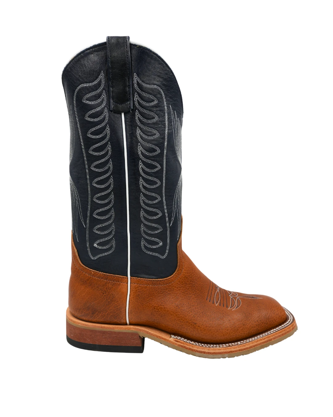 'Anderson Bean' Men's 13" Bison Square Toe - Vanilla / Carbon Blue 1 'Anderson Bean' Men's 13" Bison Square Toe - Vanilla / Carbon Blue