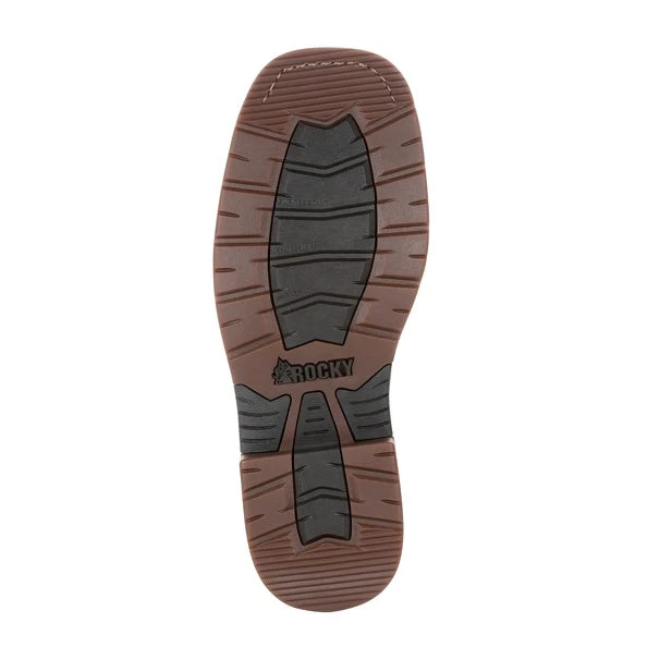 'Rocky' Men's 11" Iron Skull Int. MetGuard EH WP Comp Toe - Distressed Brown 3 'Rocky' Men's 11" Iron Skull Int. MetGuard EH WP Comp Toe - Distressed Brown - Image 3