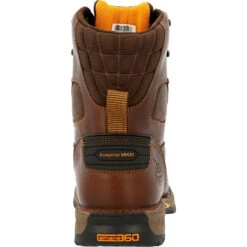 'Georgia Boot' Men's 8" Athens 360 EH WP Soft Toe - Brown -Travs Outfitter Store 20201110073202 4640ea2b