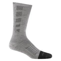 'Darn Tough Vermont' Men's Stanley Boot Lightweight Socks - Ash