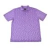'FX Fusion' Men's Space Dye Polo - Purple