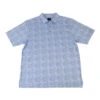 'FX Fusion' Men's Bubble Print Polo - Blue