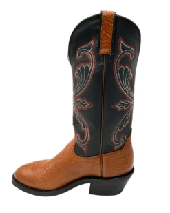 'Hondo Boots' Men's 13" Spanish Shoulder Western U Toe - Walnut / Black -Travs Outfitter Store 2309Inside