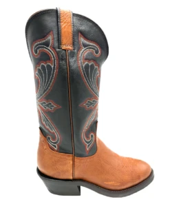 'Hondo Boots' Men's 13" Spanish Shoulder Western U Toe - Walnut / Black
