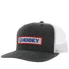 'Hooey' Men's Lockup Trucker Cap - Charcoal / White