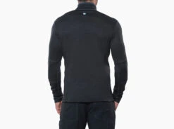 'Kuhl' Men's Ryzer 1/4 Zip - Black / Koal -Travs Outfitter Store 3112 ryzer black koal back