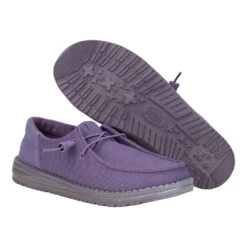 'Hey Dude' Women's Wendy Funk Mono - Dark Lilac -Travs Outfitter Store 40065 5BG WENDYFUNKMONO DARKLILAC PAIR BOTTOM conversion1