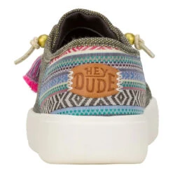 'Hey Dude' Women's Cody Boho Mix - Black / Multi -Travs Outfitter Store 41306 0C4 CODY W BOHO MIX BLACK MULTI LEFT BACK