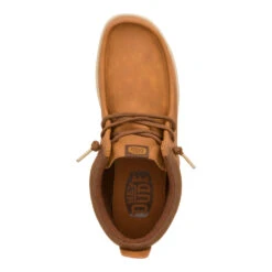 'HEY DUDE' Men's Wally Mid Griper Classic - Cognac / Tan -Travs Outfitter Store 42051 2DU WALLYMIDGRIPRCLASSIC COGNAC TAN TOP conversion1
