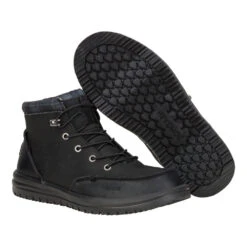 'Hey Dude' Men's Bradley Classic Boot - Black -Travs Outfitter Store 42067 001 BRADLEYCLASSIC BLACK PAIR BOTTOM conversion1
