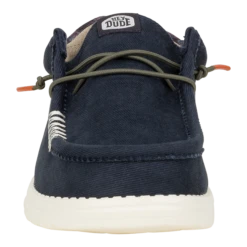 'HEY DUDE' Men's Wally Funk Waffle - Red Plaid -Travs Outfitter Store 42160 661 WALLYFUNKWAFFLE REDPLAID FRONT