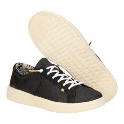 'Hey Dude' Women's Karina - Black -Travs Outfitter Store 42620 001 KARINASHIMMER BLACK PAIR BOTTOM conversion1