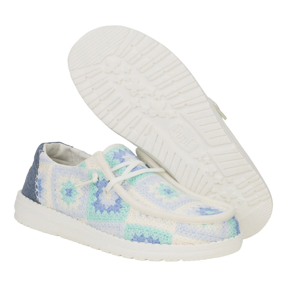 'HEY DUDE' Women's Wendy Cottage Core - Bay Blue / Multi - Image 5