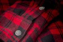 'Highway-21' Men's Concealed Carry Marksman Flannel Button Down - Black / Red -Travs Outfitter Store 489 11804X 3