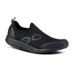 'OOFOS' Women's OOmg Sport Low Shoe - Black / Black -Travs Outfitter Store 5075BLACK shot2