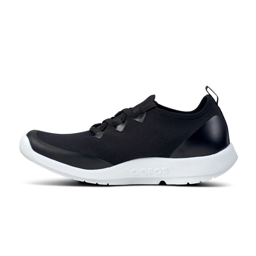 'OOFOS' Women's OOmg Sport LS-Low Shoe - White / Black 7 'OOFOS' Women's OOmg Sport LS-Low Shoe - White / Black - Image 7