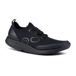 'OOFOS' Men's OOmg Sport LS-Low Shoe - Black / Black -Travs Outfitter Store 5086BLACK shot2