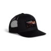'Sitka' Men's Icon Mid Pro Trucker Cap - Black