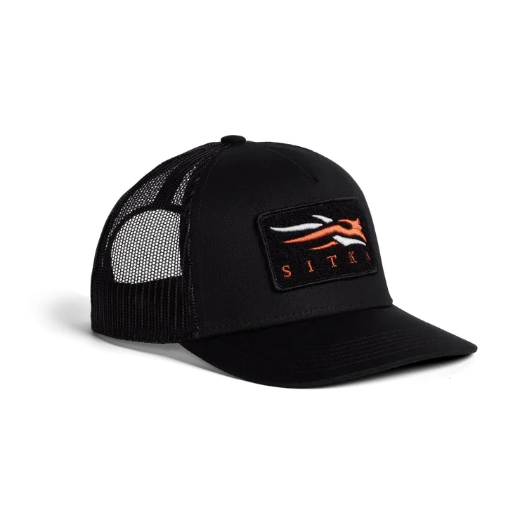 'Sitka' Men's Icon Mid Pro Trucker Cap - Black 1 'Sitka' Men's Icon Mid Pro Trucker Cap - Black