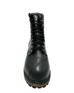 'Iron Age' Men's 8" Chainsaw Logger EH WP Comp Toe - Black -Travs Outfitter Store 5699Front
