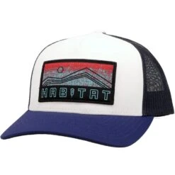 'Hooey' Men's Habitat Trucker Cap - White / Navy
