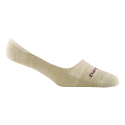 'Darn Tough Vermont' Women's Solid No Show Invisible Lightweight Lifestyle Socks - Oatmeal