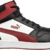 'Puma' Men's Safety Frontcourt EH Mid Comp Toe Boot - Black / Red