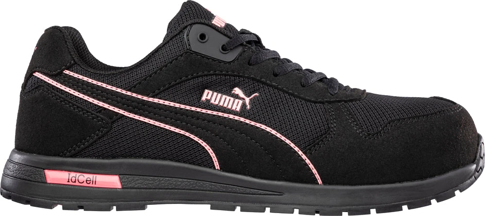 'Puma' Women's Frontside Low EH Comp Toe - Black / Pink 1 'Puma' Women's Frontside Low EH Comp Toe - Black / Pink