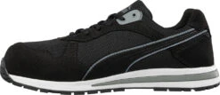 'Puma' Men's Frontside Low ESD Comp Toe - Black / Grey -Travs Outfitter Store 643185 FRONTSIDE BLACK LOW left