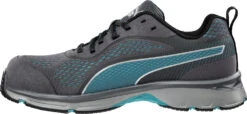 'Puma' Women's Fuse Knit Motion Protect EH Low Comp Toe - Grey / Turquoise -Travs Outfitter Store 643905 FUSE KNIT BLUE WNS LOW left