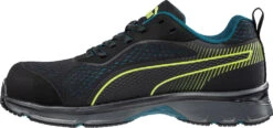 'Puma' Women's Fuse Knit Motion Protect EH Low Comp Toe - Black / Green -Travs Outfitter Store 643935 FUSE KNIT BLACK WNS LOW left