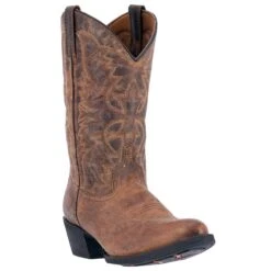 'Laredo' Men's 12" Birchwood Western - Distressed Tan -Travs Outfitter Store 68452