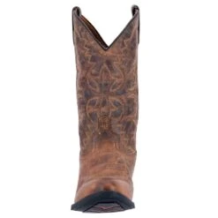 'Laredo' Men's 12" Birchwood Western - Distressed Tan -Travs Outfitter Store 68452f
