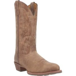 'Laredo' Men's 12" Weller Western Round Toe - Tan -Travs Outfitter Store 68496 1