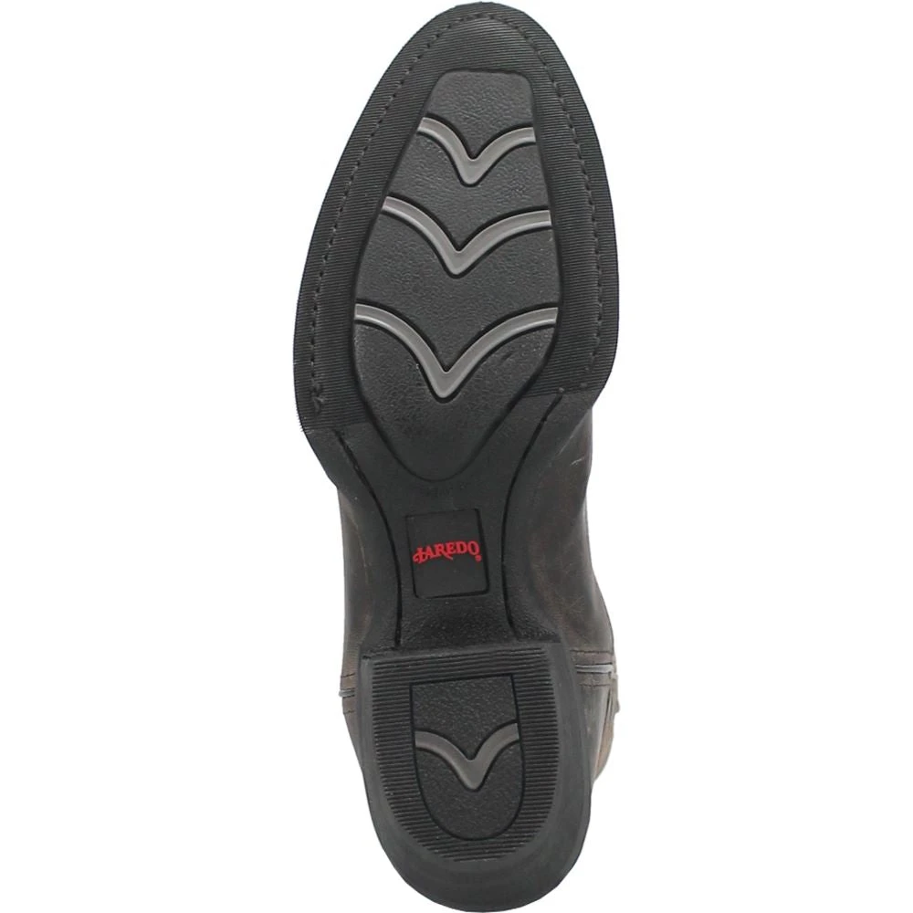 'Laredo' Men's 12" Weller Western Round Toe - Grey 3 'Laredo' Men's 12" Weller Western Round Toe - Grey - Image 3