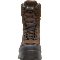 'Rocky' Men's BlizzardStalker 1200GR Insulated WP Steel Toe - Brown / Black -Travs Outfitter Store 7465f