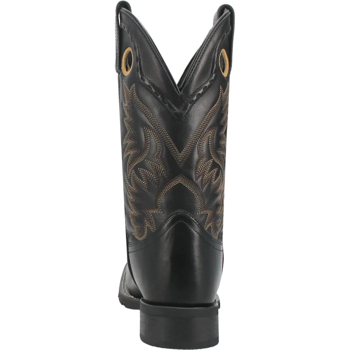 'Laredo' Men's 11" Kane Western Square Toe - Black 5 'Laredo' Men's 11" Kane Western Square Toe - Black - Image 5