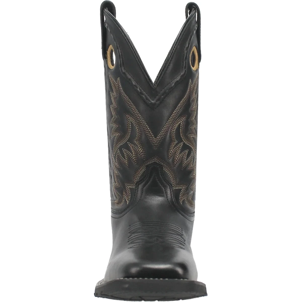 'Laredo' Men's 11" Kane Western Square Toe - Black 4 'Laredo' Men's 11" Kane Western Square Toe - Black - Image 4