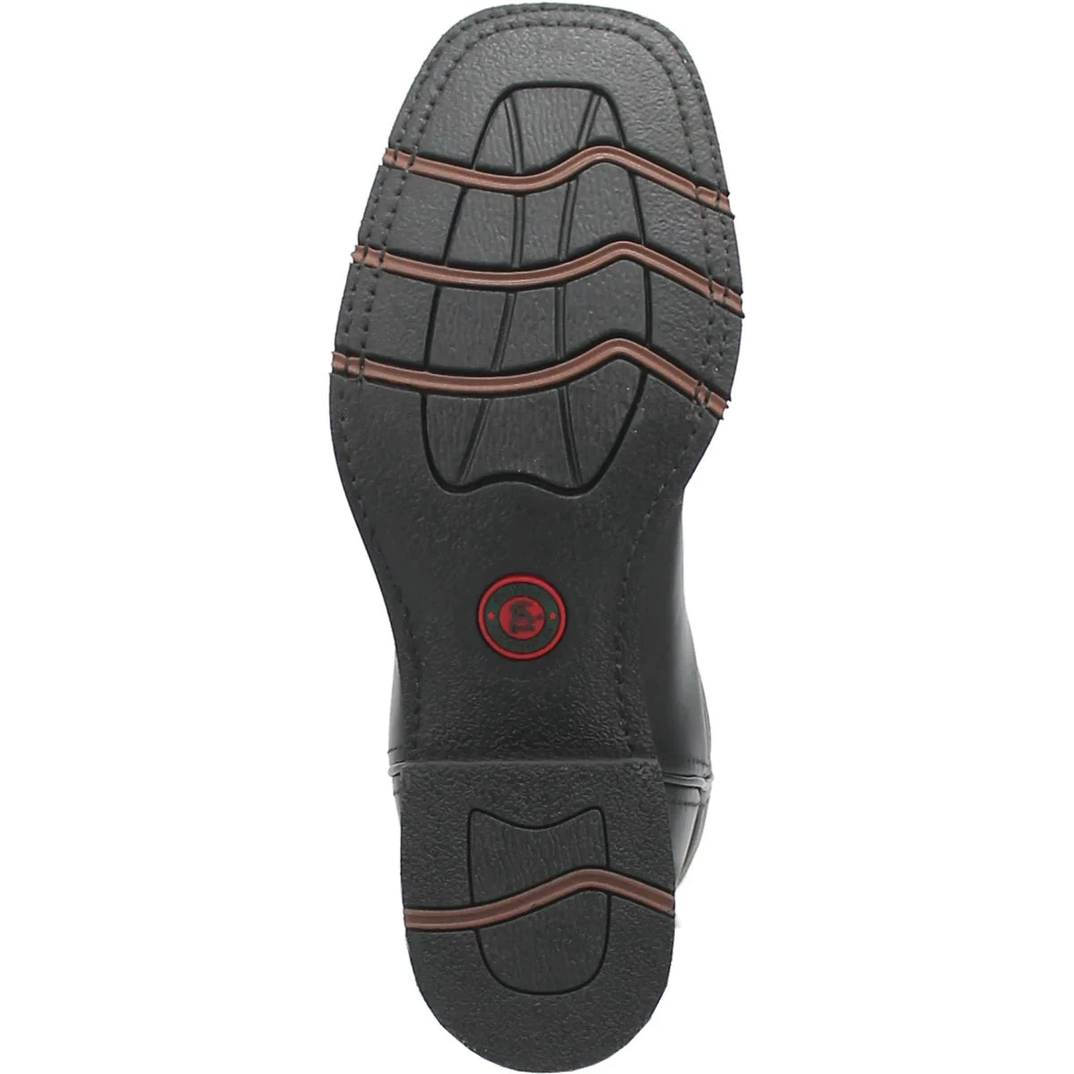 'Laredo' Men's 11" Kane Western Square Toe - Black 3 'Laredo' Men's 11" Kane Western Square Toe - Black - Image 3