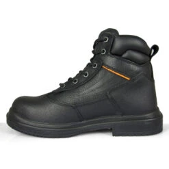 'Genuine Grip' Men's 6" WP Steel Toe - Black -Travs Outfitter Store 7800 4