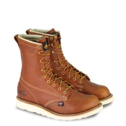 'Thorogood' Men's 8" American Heritage EH SR Steel Toe - Tobacco Brown -Travs Outfitter Store 804 4364 1